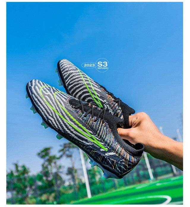 New Men Soccer Shoes Grass Professional Training Football Shoes Society Cleats Football Field Boots Fast Indoor Sneaker Non Slip
