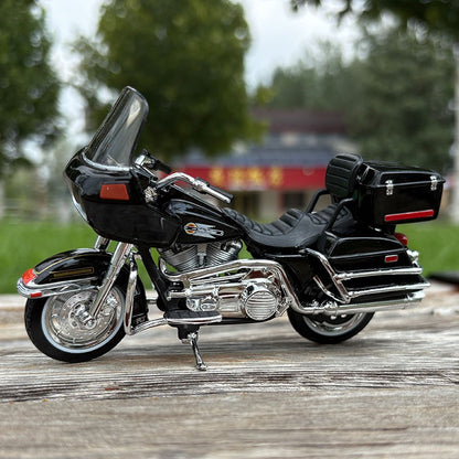 Maisto 1:18 Harley Davidson 1988 Flt Tour Glide Die Cast Veículos Colecionáveis Hobbies Modelo de Moto Brinquedos
