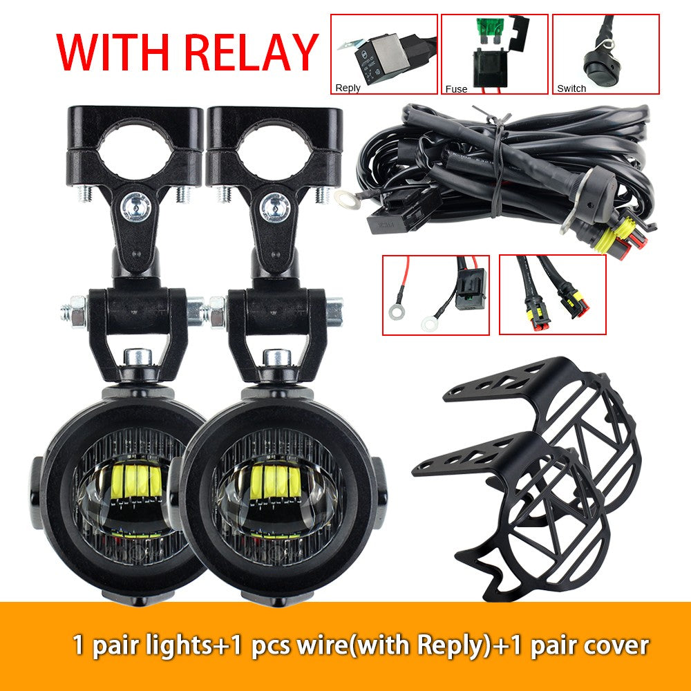 Melhore as luzes auxiliares de neblina da sua motocicleta Lâmpada mais brilhante 40W 6000K para BMW R1200GS F800GS F700GS F650 K1600