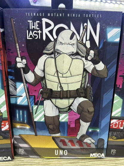 NECA Tartarugas Ninja Mutantes Adolescentes O Último Ronin Ultimate Yi Odyn Moja UnoRe-Evolution Boneco de Ação