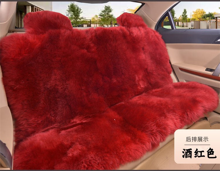 1 Peça Quente Pelúcia Capas de Assento de Carro Universal Longa Lã de Pelo Capa de Assento Dianteiro de Carro Protetor Almofada Tapete para Acessórios de Carro Almofada de Assento de Carro