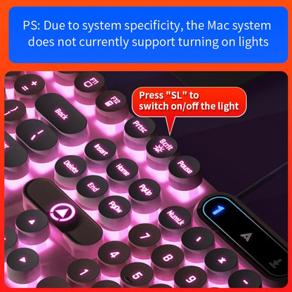 Teclado USB com Fio para Escritório, Digitação Silenciosa, Design Ergonômico para Casa/Negócios/Computador de Mesa, Compatível com PC/Notebook