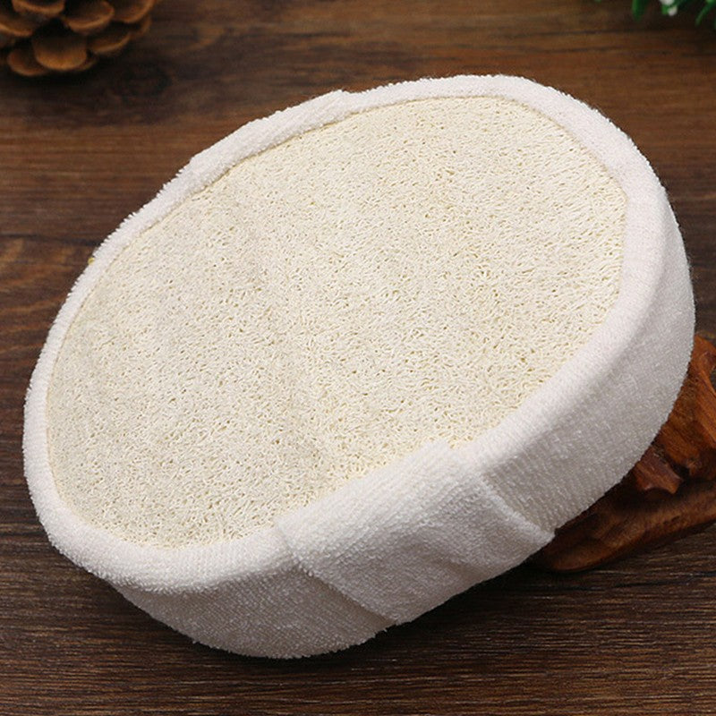 Esponja de Bucha Natural Toalha de Banho Unissex Esfrega Bucha Espessa Esfoliante Corporal para Banho Esfregaço Corporal Durável Saudável Escova de Massagem