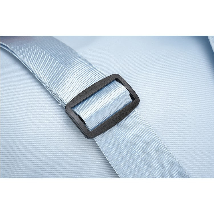 Large capacity travel bag, sports fitness backpack, with independent shoe cabinet, zipper closure, suitable for short-term and l