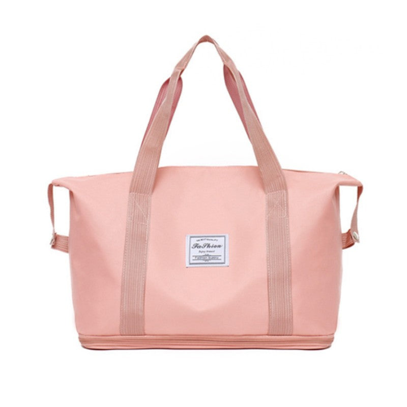 Large Capacity Expandable Hand Carry-On Travel Bag - Durable, multiple compartments, suitable for travel, fitness, yoga,handbag.