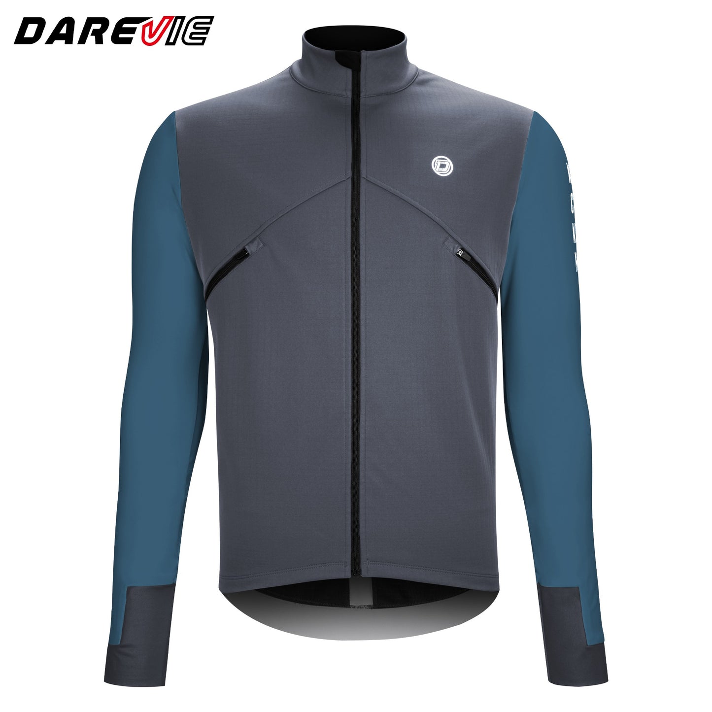 DAREVIE Cycling Men's Jacket WindProof Fleece Pro Cycling Jackets Longsleeve Warm Soft Brushed Pro Breathable Bicycle Clothing