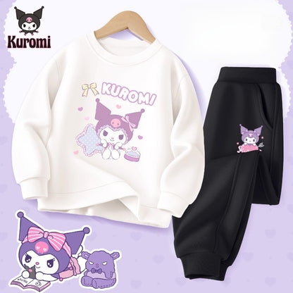 Baby Girl Clothes Set Autumn Kid Kunomi Sweatshirts Pullover Sweet Top & Pants 2pcs Suit Children Fashion Tracksuits Outfits