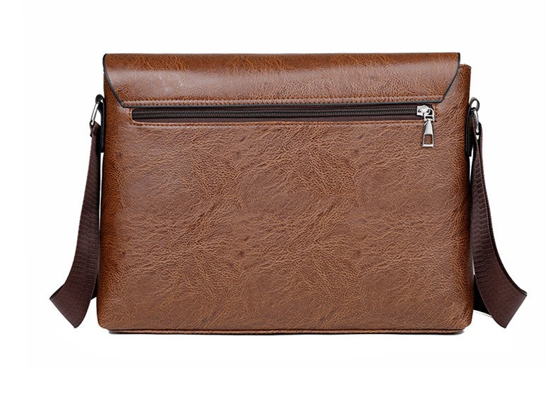 Luxury Brand Men Shoulder Bag For IPAD Leather Business Handbag Men Messenger Bag Large Side Sling Bag Fashion Man Crossbody Bag