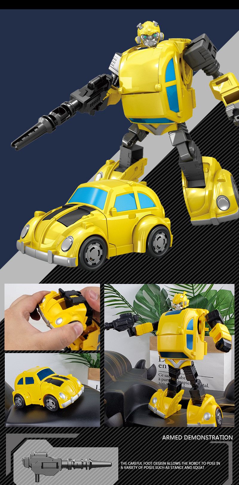 WEIJIANG NOVO 20CM Transformação Anime Boneco de Ação Brinquedos de Filme Plástico ABS Robô Carro Avião Tanque Legal Modelo Presente para Meninos