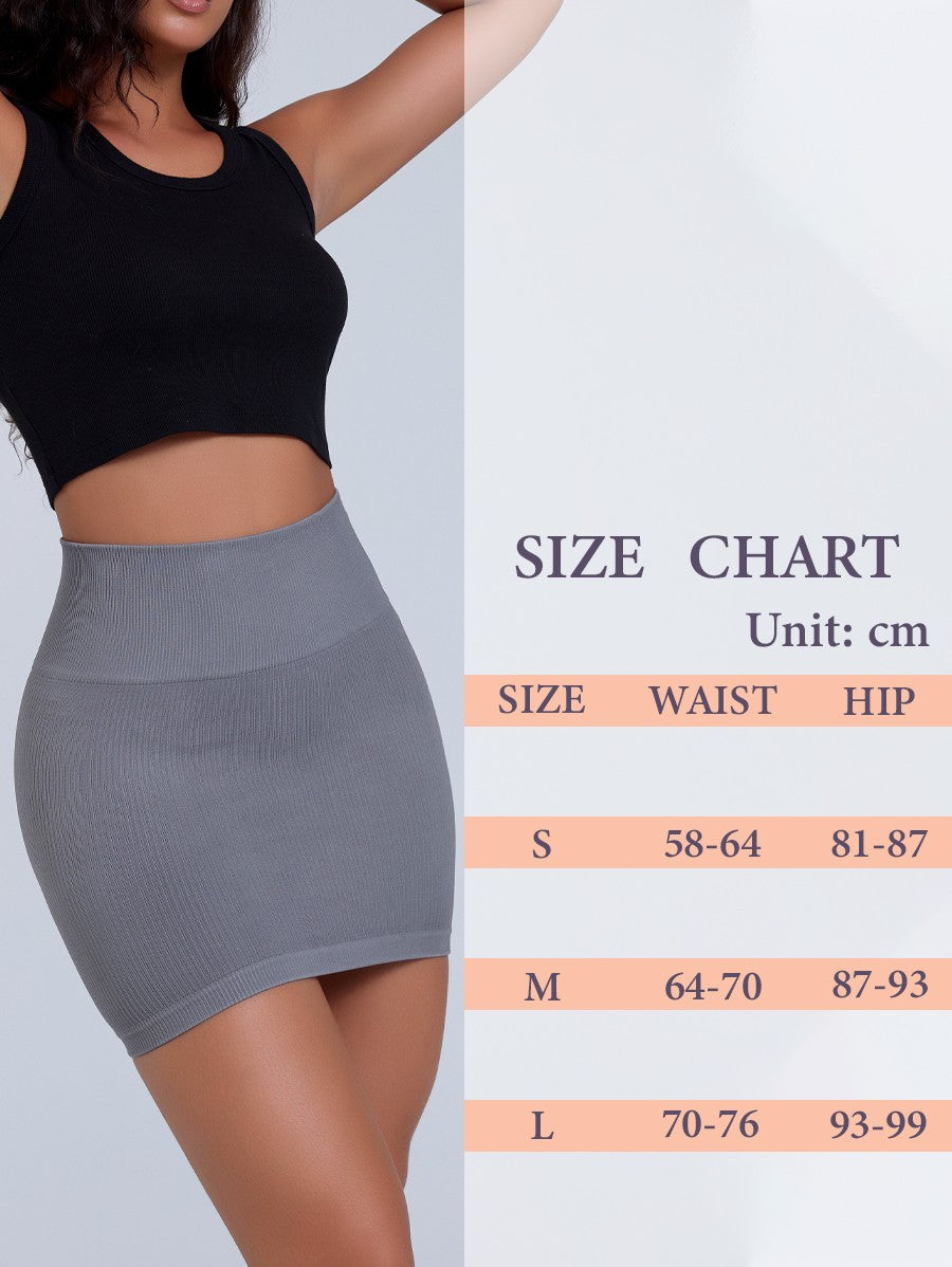 Women's High Waist Ribbed Striped Mini Skirt Tight Night Club Party Pencil Skirt Casual Short Skirt Sexy Solid Color Bodycon New