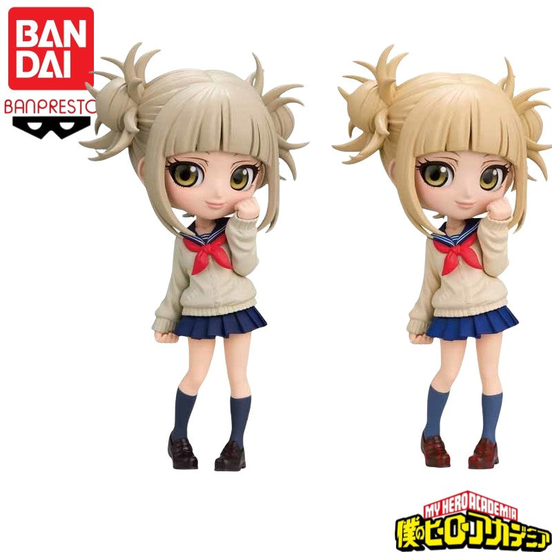 Em Estoque Original Bandai Banpresto My Hero Academia Himiko Toga Vários Personagens de Anime Q Posket Series Modelo Presente