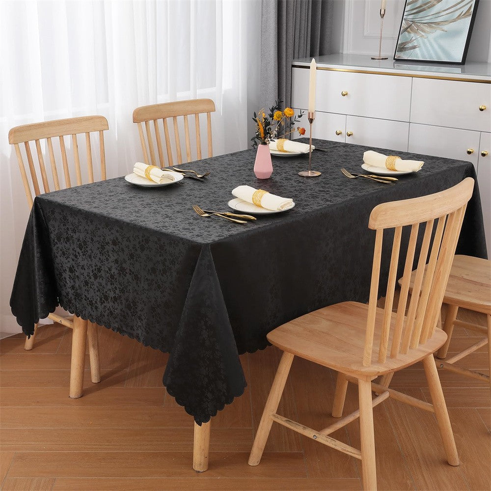 Olanly Waterproof Table Cloth Nordic Rectangular Tablecloth Round Tablecloth Non-slip Table Cover For Wedding Decor Dining Table