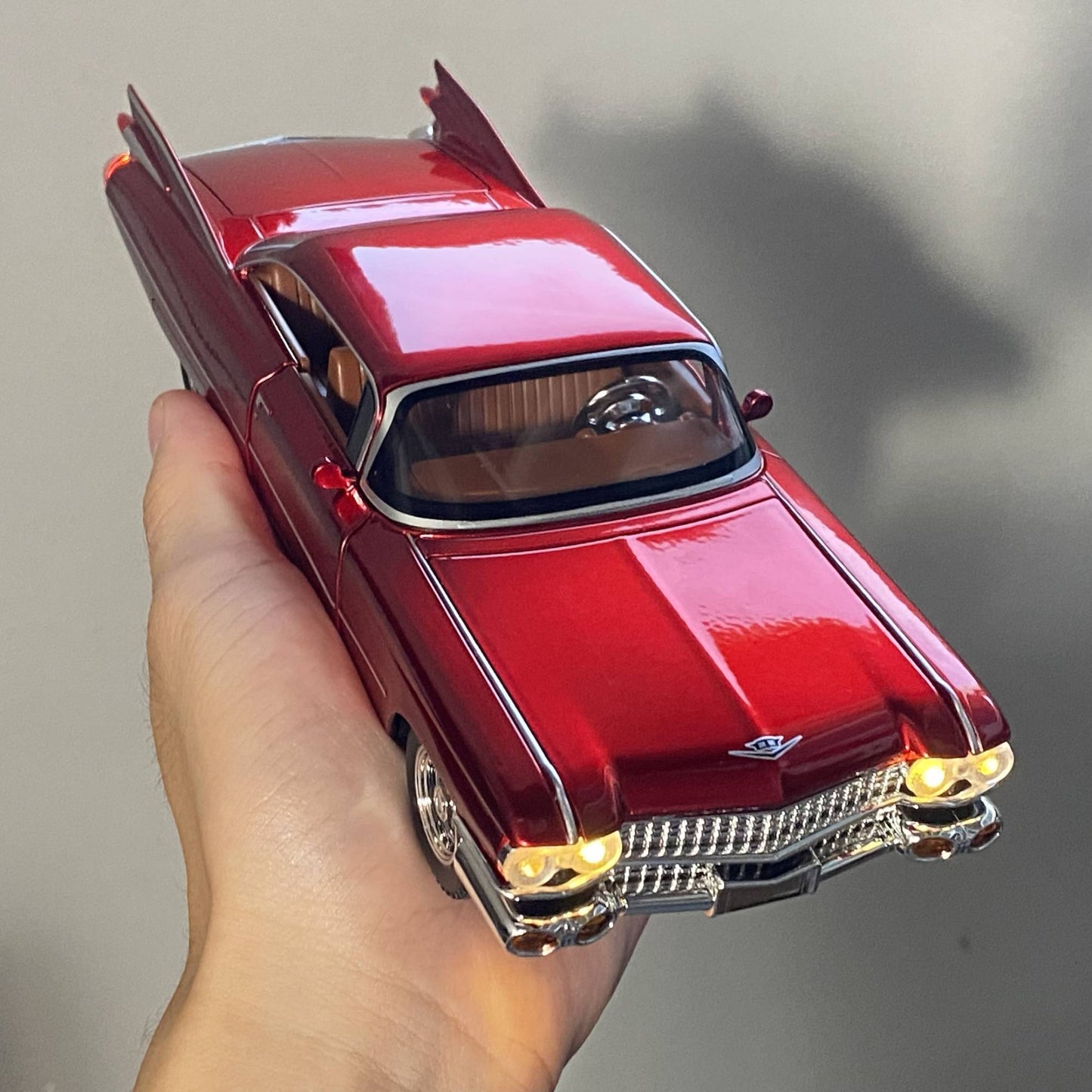 1:24 Cadillac Eldorado Biarritz 1959 Série 62 Liga Diecast Modelo Miniatura Voiture Decoração de Casa Presentes de Natal Para Crianças