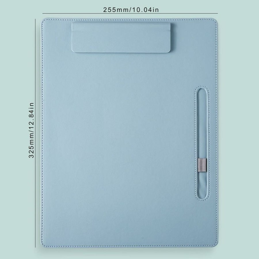 A4 leather writing clip, business folder, data book, office storage menu clip, contract book clip, music score clip