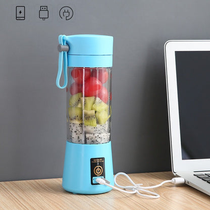 380ml Espremedor Elétrico Portátil Liquidificador de Smoothie USB Recarregável Processador de Alimentos Mini Misturador de Frutas para Viagem Cozinha Treino