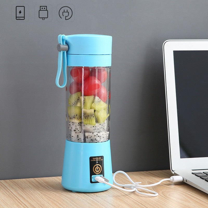 380ml Espremedor Elétrico Portátil Liquidificador de Smoothie USB Recarregável Processador de Alimentos Mini Misturador de Frutas para Viagem Cozinha Treino