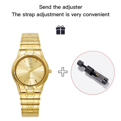 LIEBIG Fashion Quartz Wristwatch Women Men Luxury Full Steel 3Bar Waterproof Watches For Female Ladies Clock Relógio Feminino