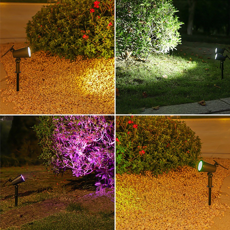 9 LED Solar Spot Light Outdoor IP65 Waterproof Spotlights Solar Garden Lights Landscape Lighting Decoration Pathway Lawn Lamp