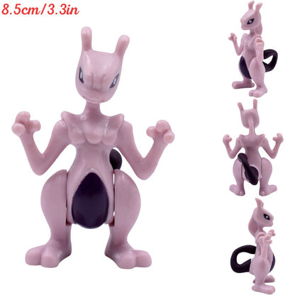 Pokemon Figure Toys Mega Charizard X Y Lugia Dialga Palkia Zekrom PVC Figurine Aggron Treecko Chespin Greninja Model Dolls Gifts