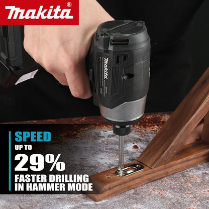 Parafusadeira de Impacto sem Fio Makita DTD173 18V LXT BL Motor sem Escova Furadeira Elétrica Modo Madeira/Parafuso/T 180 N·M Ferramentas Elétricas Recarregáveis