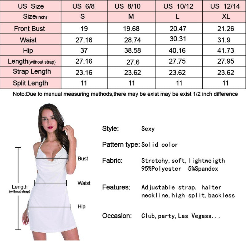 Women's Sexy Home Halter Camisole Dress Summer Spice Girl Dress Y2K Sexy Sleeveless Backless Red Mini Dresses Bodycon Lady Skirt