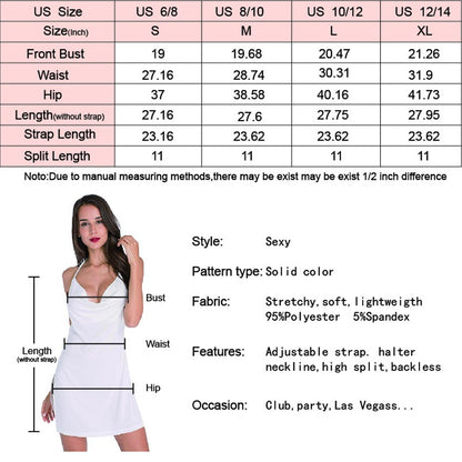 Women's Sexy Home Halter Camisole Dress Summer Spice Girl Dress Y2K Sexy Sleeveless Backless Red Mini Dresses Bodycon Lady Skirt