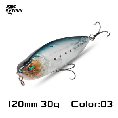 Iscas Artificiais Flutuantes LEYDUN Z-Claw Tipo Lápis 86mm 100mm 120mm Iscas Rígidas Topwater Stickbait de Superfície Boa Ação Wobblers para Robalos