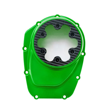 Aluminum Visible Camshaft Cam Cover Protector with Carbon Fiber for Harley Softail 2018-2024 and Touring 2017-later&Trike Models