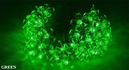 10/20M Cherry Blossom Garland Fairy Lights Indoor Christmas Decoration String Lights 200LED for Wedding Pink Party Decorations