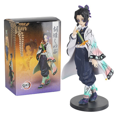 Anime figura Demon Slayer Figura Kamado Tanjirou Nezuko Action Figures PVC Modelo Brinquedos Zenitsu Estatueta Inosuke Kimetsu No Yaiba