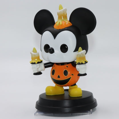 Boneco Funko Pop Disney Halloween Mickey Mouse Brilha no Escuro, Modelo de Coleção de Vinil, Brinquedo de Decoração de Mesa, Presente