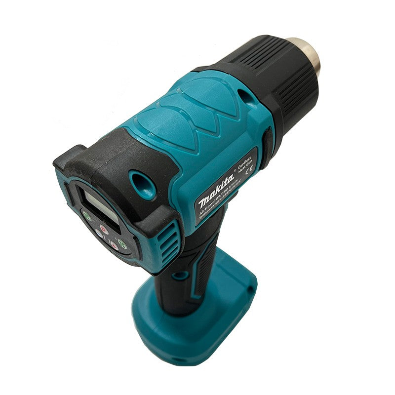 Pistola de Ar Quente Elétrica Makita com Display Digital, Sem Fio, 2 Bicos, Industrial, para Embalagem a Vácuo, para Bateria 20V