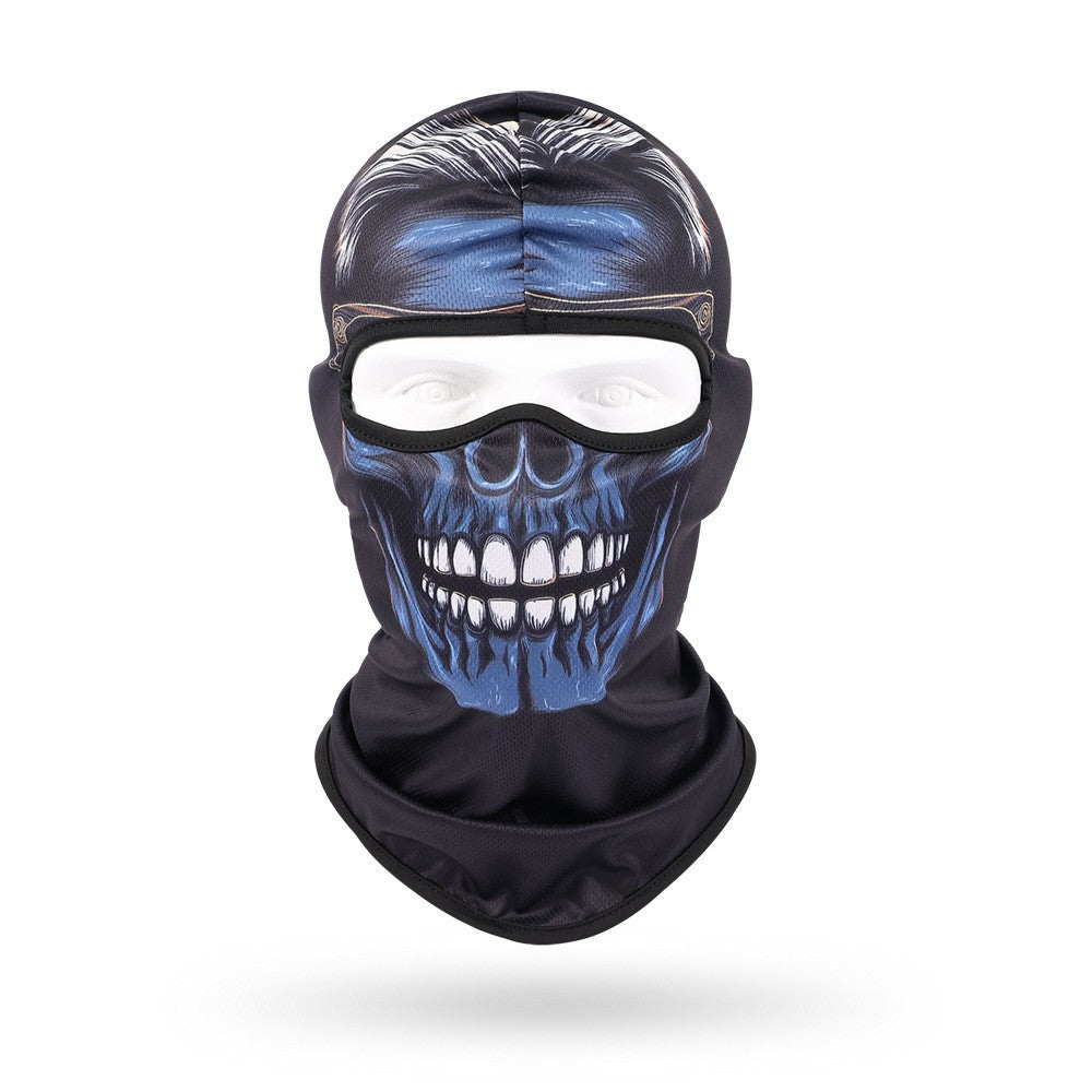 Quick-Dry Skull Face Mask - Breathable Sun Protection for Cycling & Outdoor Sports