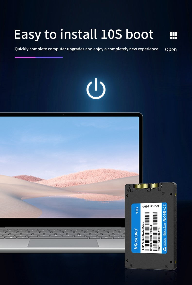 SSD SATA3 ROUHONG 128GB 256GB 120GB 480GB 512GB 1T Hdd Disco Rígido 2.5 Unidade de Estado Sólido Interno 240 GB para Laptop Desktop