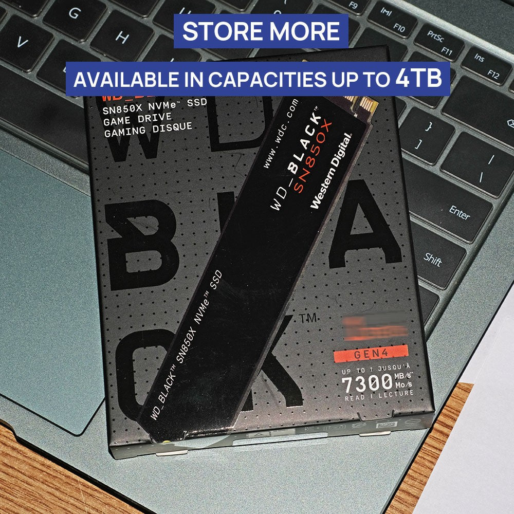 Western Digital SN850X 1TB 2TB 4TB WD_BLACK M.2 2280 NVMe PCIe Gen 4.0x4 SSD Unidades de Estado Sólido para Computador Gamer Laptop PS5
