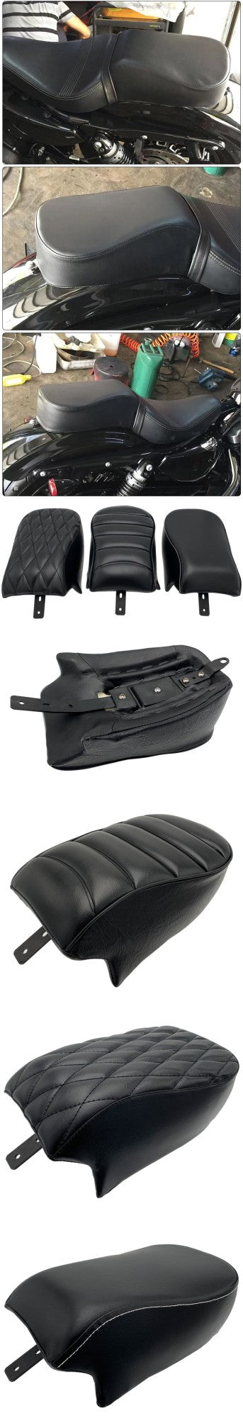 Assento de Motocicleta para Passageiro Banco Traseiro Para Harley Iron 883 XL883N XL 883N XL883 48 Sportster 1200 1200C 2016-2022