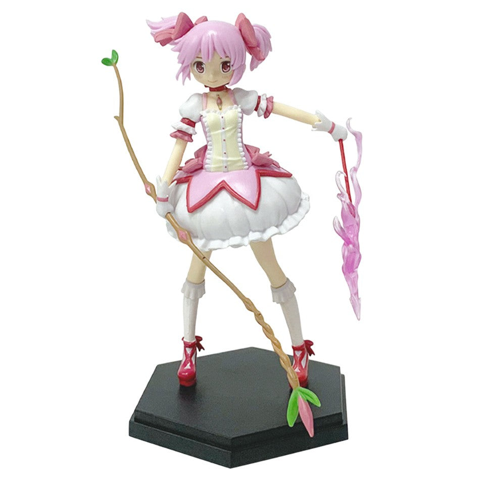 Puella Magi Madoka Magica Kaname Madoka Modelos de Personagens de Anime Estatuetas Enfeites de Mesa Requintada Coleção de Brinquedos Presentes Otaku
