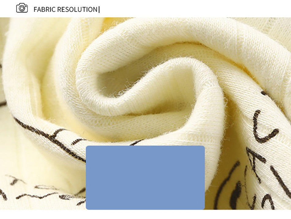 Kids Casual Autumn Long Sleeve Pajamas Set Boys and Girls Cartoon Print Home Wear Comfortable Soft Fabric Sleepwear