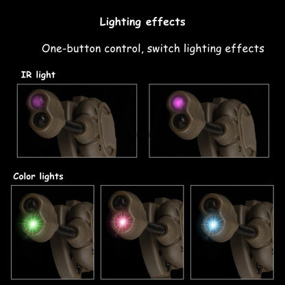 Capacetes Táticos LED Interruptor de Luz Modular Sistema de Iluminação Pessoal Modo Duplo Caminhada ao Ar Livre Caça Luzes de Sinalização Lâmpada de Capacete