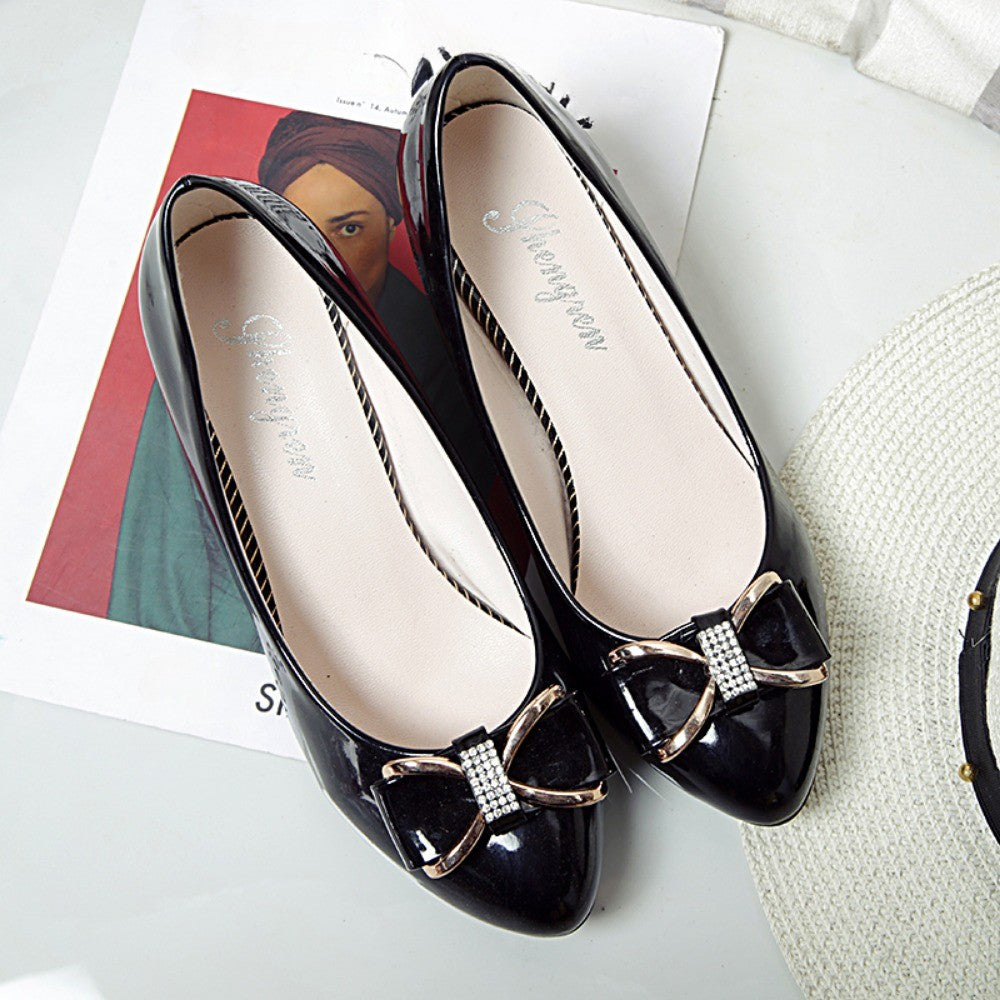 Spring Autumn New Women's Shoes Fashion Professional High Heels Black Red Shallow Mouth Comfortable Work Shoes