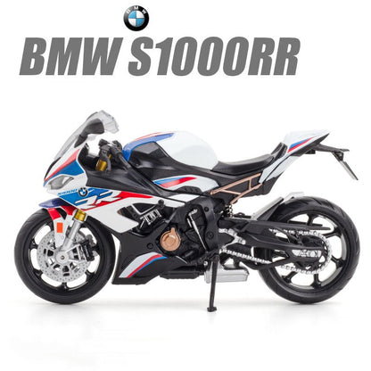Escala 1:12 BMW S1000RR Honda CBR1000RR Liga Fundido Miniatura Motocicleta Carro Modelo Brinquedos Rodas Direcionáveis Veículos para Meninos Presentes