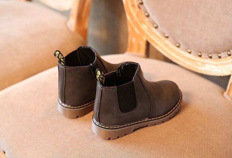 Kids Casual Boots Non-slip Wear-resistant Children Shoes Handsome Fashion Babies Warmly Shoes Girls Boys Soft Bottom Footwear