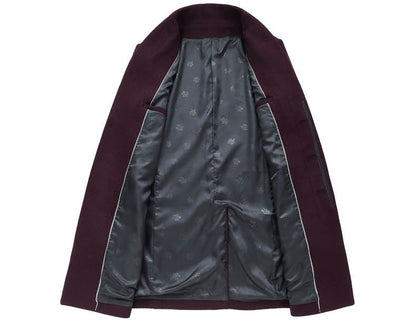 Oversized Men's Wool Overcoat 5XL High Quality Business Casual Winter Jacket Coat Men Clothing Woolen Coats A2F6009