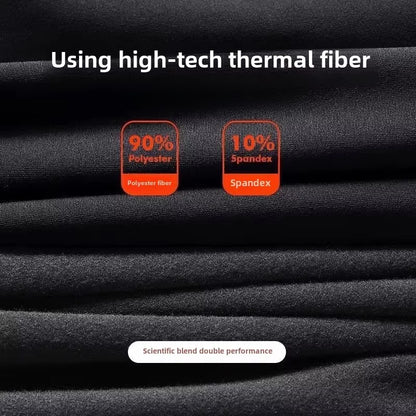 Men's Clothing Winter Warm Undershirts Plush Thermal Underwear Set Elastic Compression Tights Fitness Men's Track Suit Set