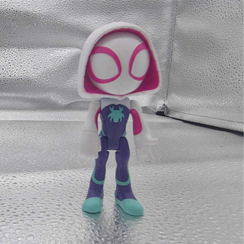 Boneco Articulado de Super-Herói Spidey e Seus Amigos Espetaculares Homem-Aranha Miles Morales Boneco Colecionável Brinquedos Presentes Crianças