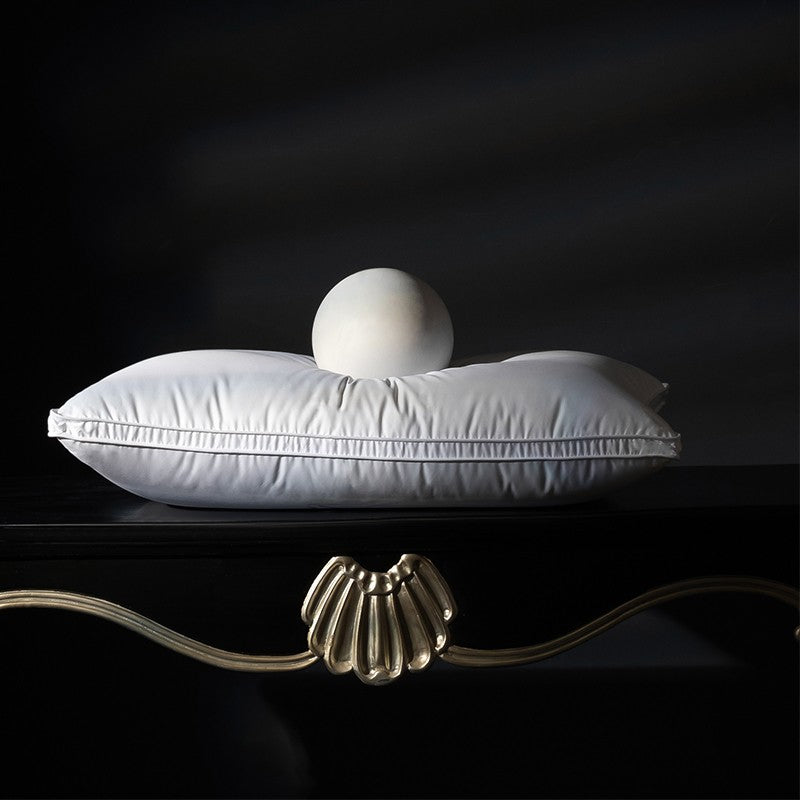 95% Pure Goose Down Pillow 1200TC Anti - Drill Pima Fabric 1000 Cleanliness 1000+ Loft Multiple Sizes (50x70cm etc.)