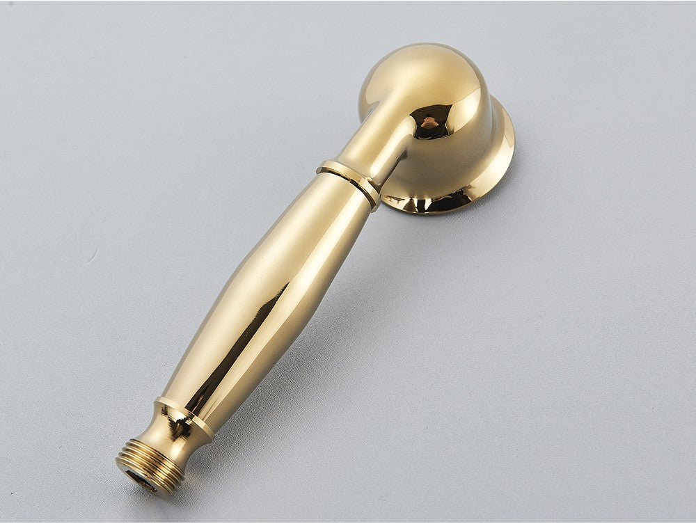 Ducha Chuveiro Banheiro Vintage Cerâmica Latão Montado Parede Torneira Pulverizador Acessório Hardware Chuveirinho