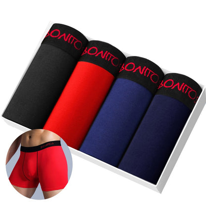 4pcs Cotton Boxers For Man Underwear Slip High Quality Men's Panties Sexy Homme Underpants Boxer Shorts calecon Trunks
