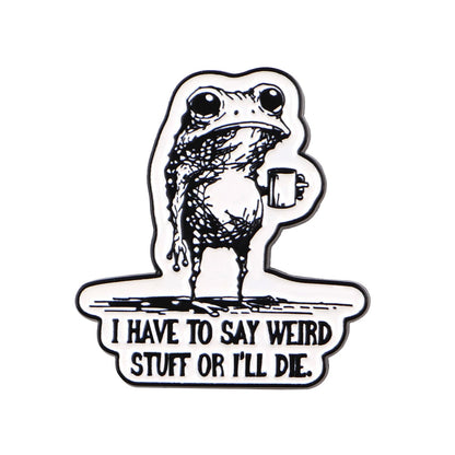 MEMENTO MORI Lapel Pins for Backpack Enamel Pin Cool Men Women Brooch for Clothes Briefcase Badges Jewelry Accessories