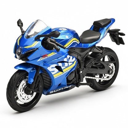 1:18 CBR1000RR R1 GSX1000 Hayabusa Simulação Liga Modelo de Moto Coleção Autorização Genuína Miniatura de Moto de Brinquedo